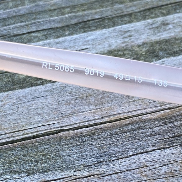 Ralph Lauren antique pink shell glasses frames RL5065 49[]16 135 - Picture 6 of 12